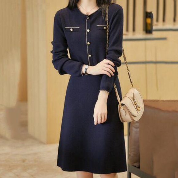 Waist thin temperament minus A-word typ skirt